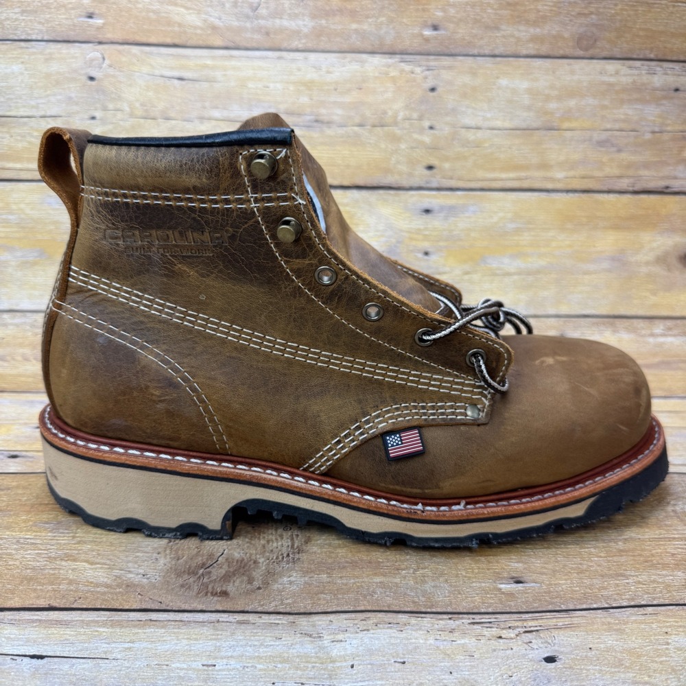 Men's Carolina Ferric 6" Steel Toe‎ Work Boot (U.S.A.) Size 11 CA7829 Rugged EH